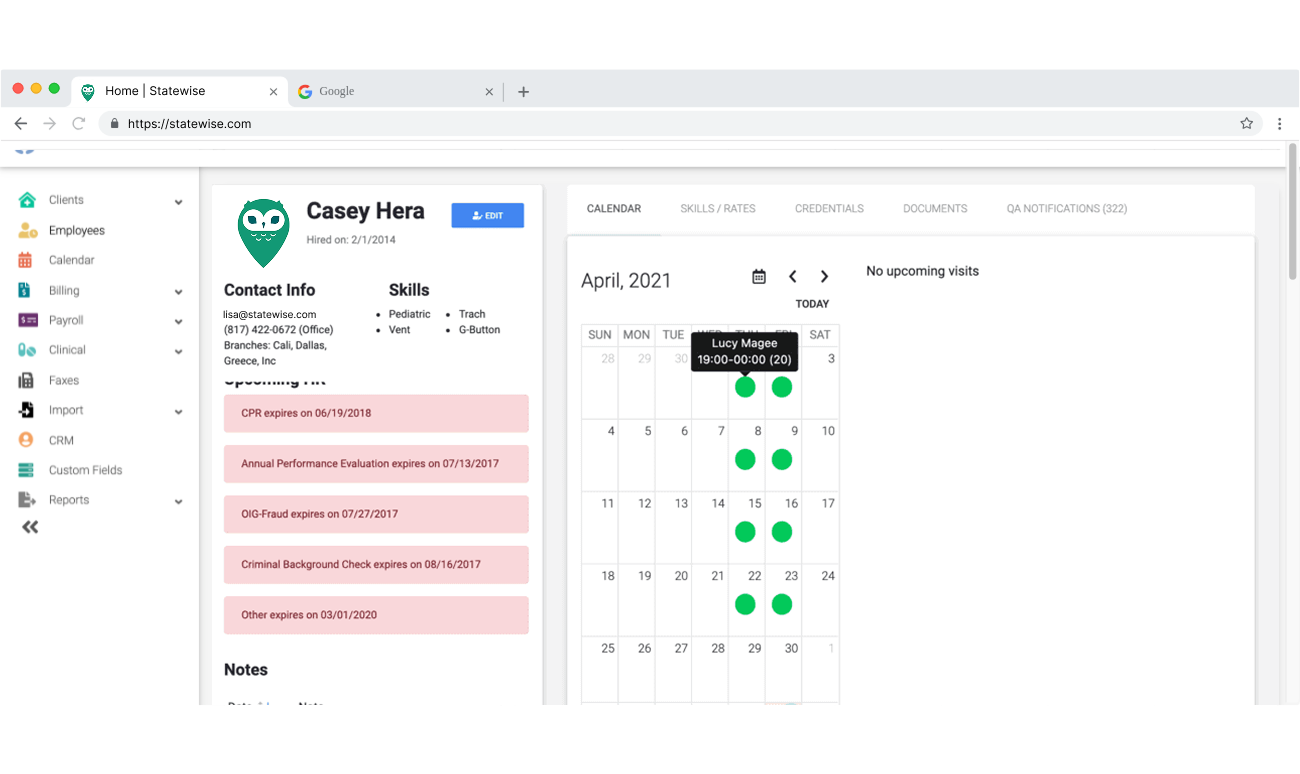 Statewise HR Reminders Statewise HR Reminders