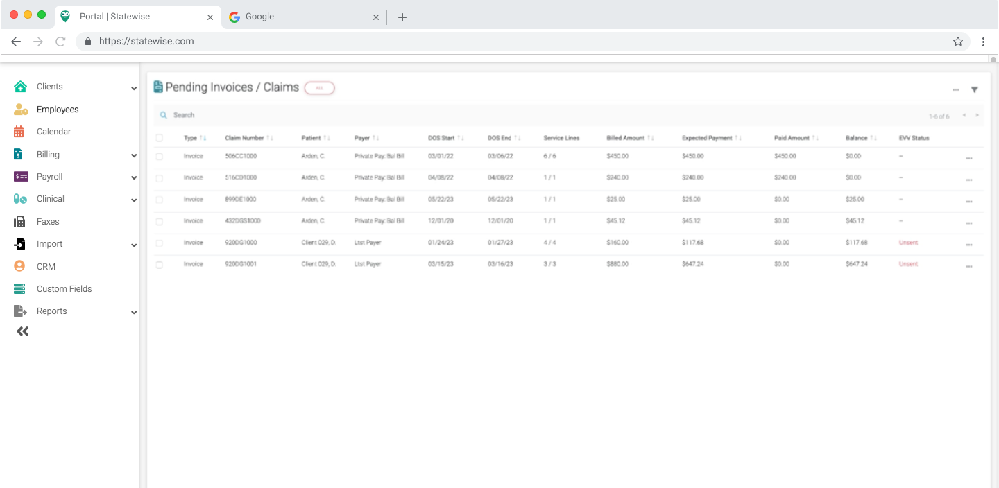 Statewise Claims Dashboard Statewise Claims Dashboard